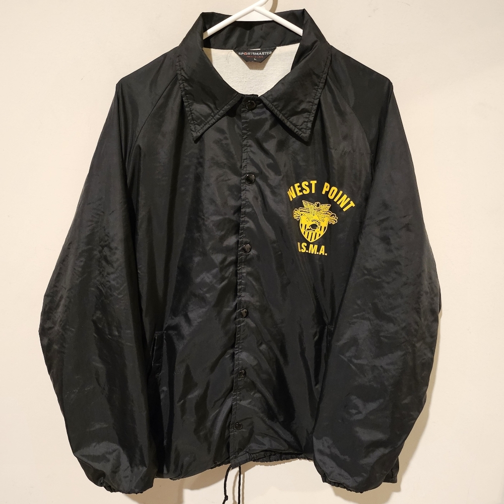 West Point ISMA Black Windbreaker